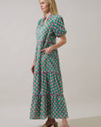Gercy Abstract Maxi Dress