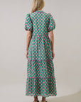 Gercy Abstract Maxi Dress