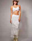 Saltair Fringe Midi Skirt