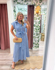 Shore Club Midi Dress-Royal