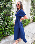 Nicola Zipper Midi Dress
