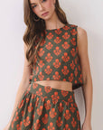 Oak Blossom Crop Top