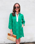 Amelia Eyelet Mini Dress