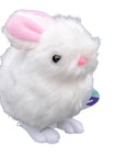 Fuzzy Bunny Easter Wind Up Toy