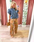 Floral Retreat Wide Leg Pants
