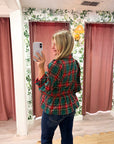 Yuletide Belle Peplum Top