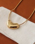 Elise Puffy Heart Necklace