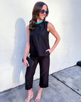 Daisy Stitch Embroidered Top