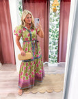 Antique Garden Midi Dress