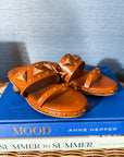 Stepping in Style Sandals- Tan