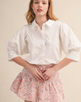 The Sculpt Button Down Top