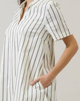Kamara Striped Mini Dress