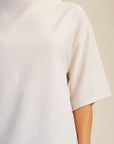 Old Mill Mock Neck Top-Ivory
