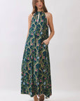 Floral Vine Maxi Dress