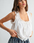 Vintage Grace Embroidered Top