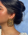 Remy Statement Earrings-Gold