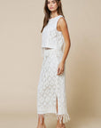 Boho Shoreline Maxi Skirt Set