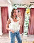 Vintage Grace Embroidered Top