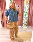 Floral Retreat Wide Leg Pants