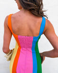Rainbow Skies Maxi Dress