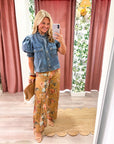 Floral Retreat Wide Leg Pants