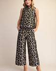Giuliana Jacquard High Waist Pants