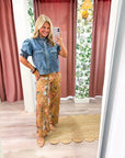 Floral Retreat Wide Leg Pants