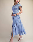 Shore Club Midi Dress-Royal