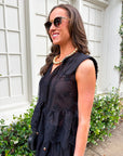 Lady Luck Embroidered Peplum Top