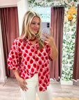 Soft Sunset Polka Dot Top