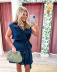 Downtown Denim Mini Dress