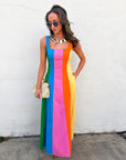 Rainbow Skies Maxi Dress