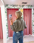 Trailside Funnel Neck Jacket-Olive Gray