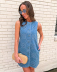 Western Whimsy Denim Dress