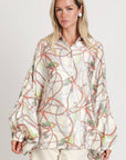Equestrian Chain Dolman Top