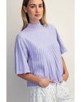 The Classic Swing Sweater-Lavender