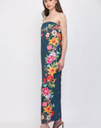 Summer Sorbet Strapless Maxi Dress