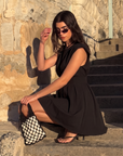 Timeless Era Mini Dress-Black