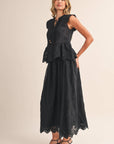 Lady Luck Embroidered Skirt