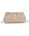 Breeze Woven Clutch-Natural