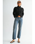 Easy Fit Ankle Jeans