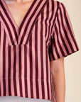 Helena Stripe Top