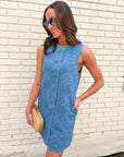 Western Whimsy Denim Dress