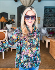 Midnight Garden Floral Top