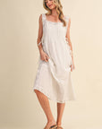 PREORDER: Fleur Romance Midi Dress-Off White