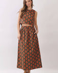 Oak Blossom Midi Skirt