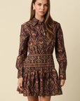 Adriana Paisley Mini Dress