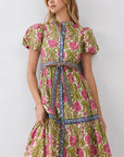 Antique Garden Midi Dress