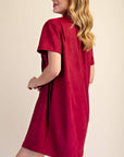 Margaux Mini Dress-Plum