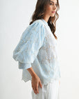 Angel Whisper Eyelet Top
